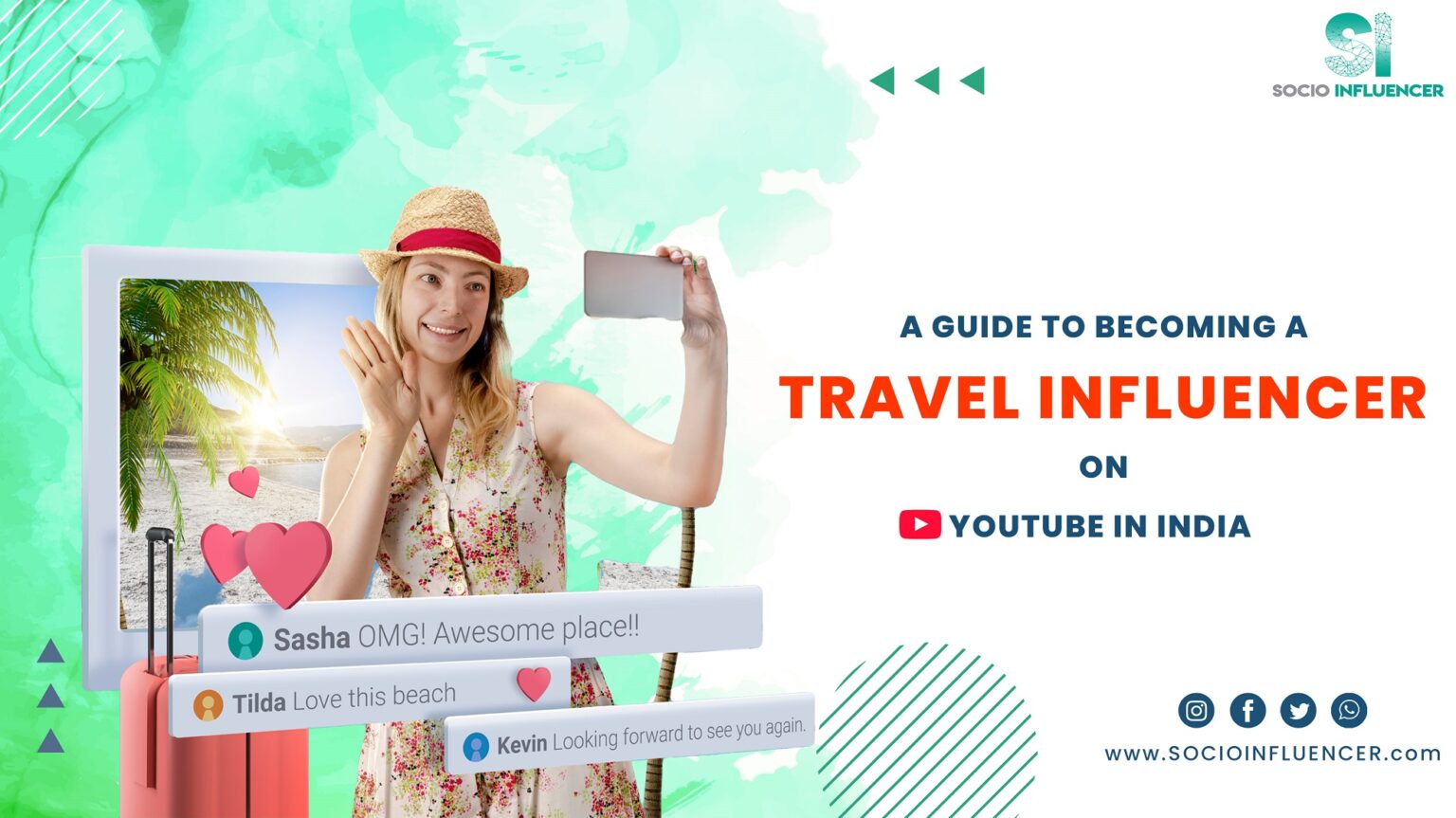 no 1 travel influencer in india